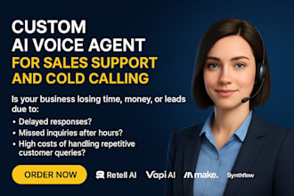 build ai voice agent for sales, support and cold calling with retell ai, vapi ai