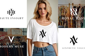 do luxury fashion apparel brand, clothing and boutique fashion logo