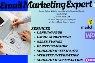 do email marketing setup mailchimp automation blast active campaign