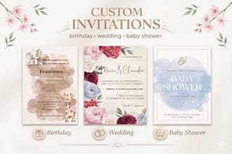 make a custom invitation kit for you