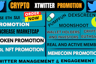 boost 500k investors for sol memecoin, ico presale, telegram, twitter promotion