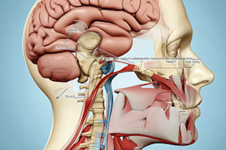 do medical anatomy, illustration and diagram for you