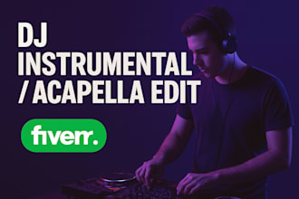 create instrumentals or acapellas of your favourite music tracks