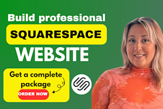 design, redesign squarespace website or build website development squarespace