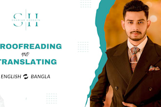 accurately translate and professionally proofread your english to bangla