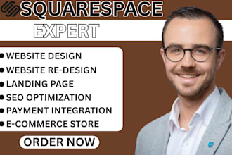 design redesign a business oriented responsive squarespace business website