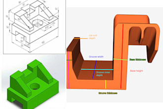 3d cad modeling 2d drawing for manufacturing solidworks inventor creo fusion360