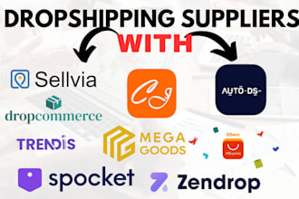 find fast US dropshipping suppliers set up your shopify ecwid ecommerce store