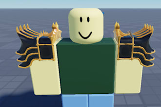 create custom roblox hair, accessories, ugc items, 3d models