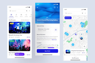 build custom event booking app, ticketing app, real time booking, calendar app