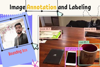 do professional image annotation, polygon bounding box, and data labeling for ai