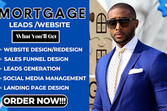 mortgage website mortgage calculator mortgage landing page mortgage leads