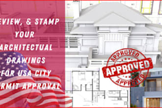 do architectural USA pe stamp structural stamp for city permit