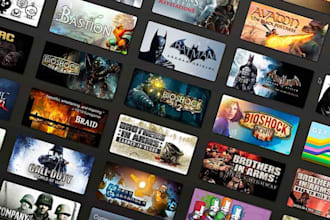 create stylized custom steam capsule art for your game or game ui design
