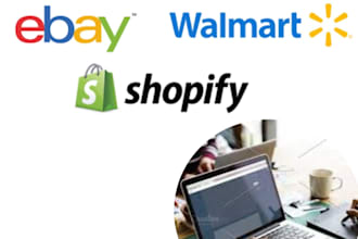 create and manage amazon, walmart and ebay seller accounts