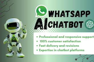 develop whatsapp business ai chatbot api manychat automation for lead generation
