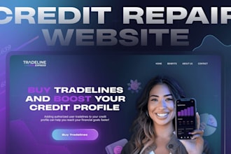 setup credit repair automations and build credit repair website