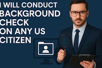 conduct background check on any us citizen