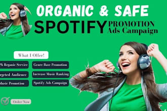 create and optimize high converting ads to promote your spotify music