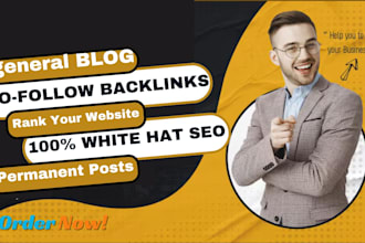 publish general guest posts with SEO backlinks