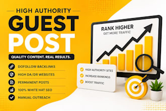 publish general guest posts with SEO backlinks