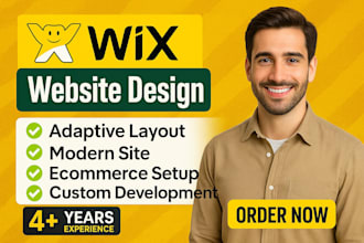 do wix website design, redesign wix website, wix online store, wix website SEO