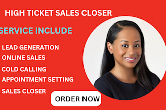 do cold calling deal closing online sales high ticket sales closer sales rep