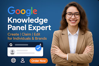 edit, claim, create verified google knowledgepanel for any category