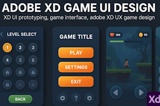 adobe xd game UI design xd UI prototyping game interface adobe xd UX game design