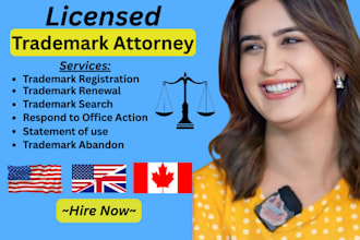 be your licensed US patent, trademark attorney, trademark registration, amazon