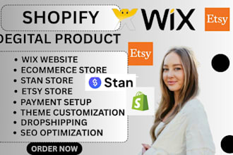do shopify store design and redesign, shopify design, shopify website design