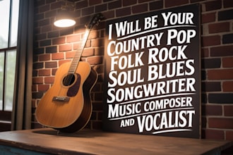 be your country pop folk rock soul  blues songwriter music composer and vocalist