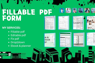 create fillable PDF forms editable interactive fillable pdf form convert word to