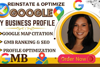 reinstate gmb google my business profile local seo gmb ranking gmb optimization