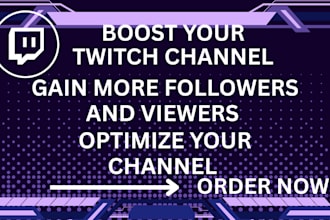 do twitch channel promotion to boost live viewers and chatters