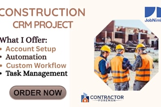 set up buildertrend procore jobnimbus coconstruct crm contractor foreman jobber