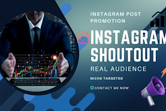 instagram shoutout real audience niche targeted link post share promotion