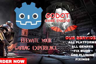 make custom 2d game, plugin, vfx, map, shader, script in godot game engine