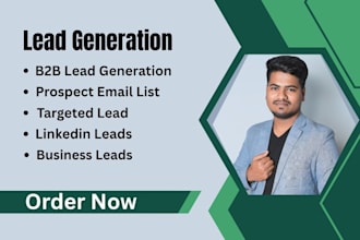 collect b2b lead generation, linkedin leads, or contact list for your business