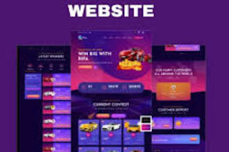 build raffle website giveaway website competition website event ticket website