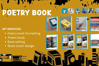 format design poetry book for amazon KDP, poetry editor, poetry formatting