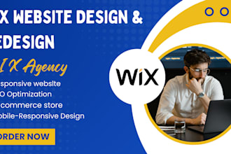build wix website wix website design wix website redesign wix landing page blog