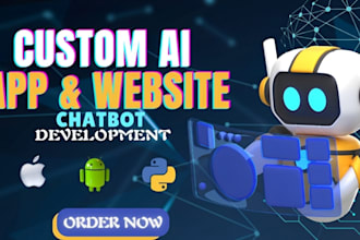 develop ai mobile app with gpt chatbot for ios android saas ai website developer