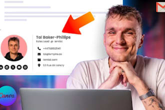 do clickable HTML email signature for apple, outlook, gmail with editable HTML