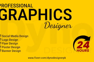 design graphics for social media, flyers, poster, banners