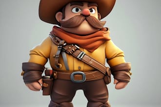 do 3d character modeling for games and films