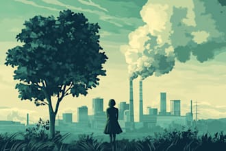 create awesome environment, background art and concept art illustration