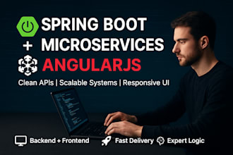 do java springboot and microservice based web application