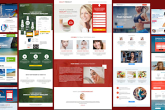 design gohighlevel clickfunnel ghl sales funnel landing page funnelish clickbank