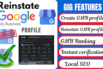 gmb gmc reinstate listing ranking google my business profile verify suspension